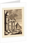 Goats before Ruins and a Pyramid, c. 1650 by Bernhard Zaech