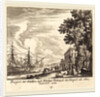 Ships, Fondamenti Novi, Naples, 1681 by Melchior Küsel