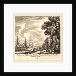Ships, Fondamenti Novi, Naples, 1681 by Melchior Küsel