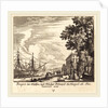Ships, Fondamenti Novi, Naples, 1681 by Melchior Küsel