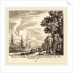 Ships, Fondamenti Novi, Naples, 1681 by Melchior Küsel