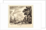 Ships, Fondamenti Novi, Naples, 1681 by Melchior Küsel