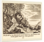 Waterfall, 1681 by Melchior Küsel
