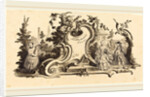Cartouches Modernes orné avec des diferentes Figures by Johann Esaias Nilson