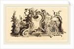 Cartouches Modernes orné avec des diferentes Figures by Johann Esaias Nilson