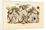 Cartouches Modernes avec des Enfans qui representant les Modes d'Augsbourg by Johann Esaias Nilson