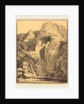 Das Schloss Prediama in Crein XII Stund: von Triest, 1816 by Karl Friedrich Schinkel