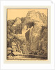 Das Schloss Prediama in Crein XII Stund: von Triest, 1816 by Karl Friedrich Schinkel