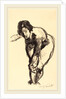 Nude Bending Forward by Lovis Corinth