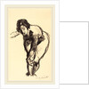 Nude Bending Forward by Lovis Corinth