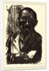Self-Portrait Sketching by Lovis Corinth