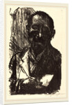 Self-Portrait Sketching by Lovis Corinth