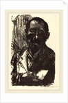 Self-Portrait Sketching by Lovis Corinth