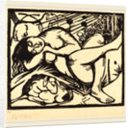 Sleeping Shepherdess by Franz Marc
