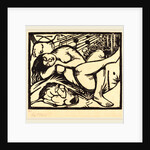Sleeping Shepherdess by Franz Marc