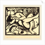 Sleeping Shepherdess by Franz Marc