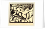 Sleeping Shepherdess by Franz Marc