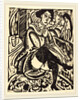Woman Tying Her Shoe by Ernst Ludwig Kirchner
