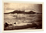 The Arctic Regions: No. 92. The Devil's Thumb partially enveloped in a fog, with the first of the drift Ice from the pack by Dunmore and Critcherson