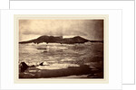 The Arctic Regions: No. 92. The Devil's Thumb partially enveloped in a fog, with the first of the drift Ice from the pack by Dunmore and Critcherson