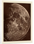 Photographie de la lune a son 1er Quartier, 1865 by Lewis Rutherford