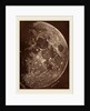 Photographie de la lune a son 1er Quartier, 1865 by Lewis Rutherford