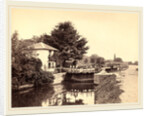 Lock-Keeper's Cottage and Lock Gates, 1850s by Anonymous