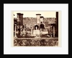 View of Pompeii, Casa di Marco Lucrezio, c. 1870 by Giorgio Sommer