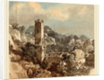 Ruins of a Fortified Tower among Wooded Hills by Friedrich Salathé
