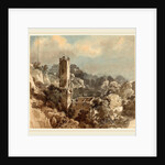 Ruins of a Fortified Tower among Wooded Hills by Friedrich Salathé
