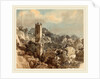Ruins of a Fortified Tower among Wooded Hills by Friedrich Salathé