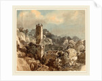 Ruins of a Fortified Tower among Wooded Hills by Friedrich Salathé