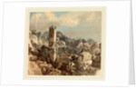 Ruins of a Fortified Tower among Wooded Hills by Friedrich Salathé