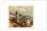 Ruins of a Fortified Tower among Wooded Hills by Friedrich Salathé