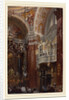The Interior of the Jacobskirche at Innsbruck, 1872 by Adolph Menzel