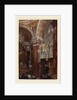The Interior of the Jacobskirche at Innsbruck, 1872 by Adolph Menzel