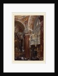 The Interior of the Jacobskirche at Innsbruck, 1872 by Adolph Menzel