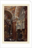 The Interior of the Jacobskirche at Innsbruck, 1872 by Adolph Menzel