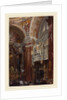The Interior of the Jacobskirche at Innsbruck, 1872 by Adolph Menzel