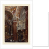 The Interior of the Jacobskirche at Innsbruck, 1872 by Adolph Menzel