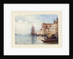 The Giudecca Canal with Shipping near the Chiesa dei Gesuati, 1880s by David Law