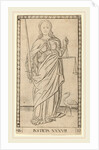 Justicia, c. 1465 by Master of the E-Series Tarocchi