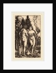 Man and Woman with a Ball by Marcantonio Raimondi