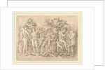 Bacchanal with a Wine Vat, c. 1475 by Andrea Mantegna
