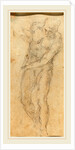 Male Nude verso, c. 1560 by Michelangelo