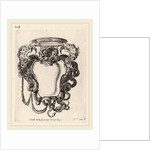 Cartouche Flanked by Dragons, 1647 by Stefano Della Bella