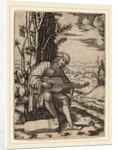 The Guitar Player by Marcantonio Raimondi
