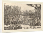 The Two Armies at the Battle of Ravenna, probably c. 1512-1513 by Master NA.DAT with the Mousetrap
