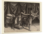 Joseph and Potiphar's Wife by Marcantonio Raimondi