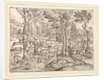 Deer in the Forest, c. 1520 by Anonymous